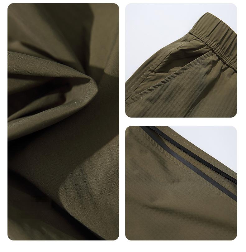 New three-proof outdoor waterproof quick-drying functional assault pants sports zipper wide-leg pants