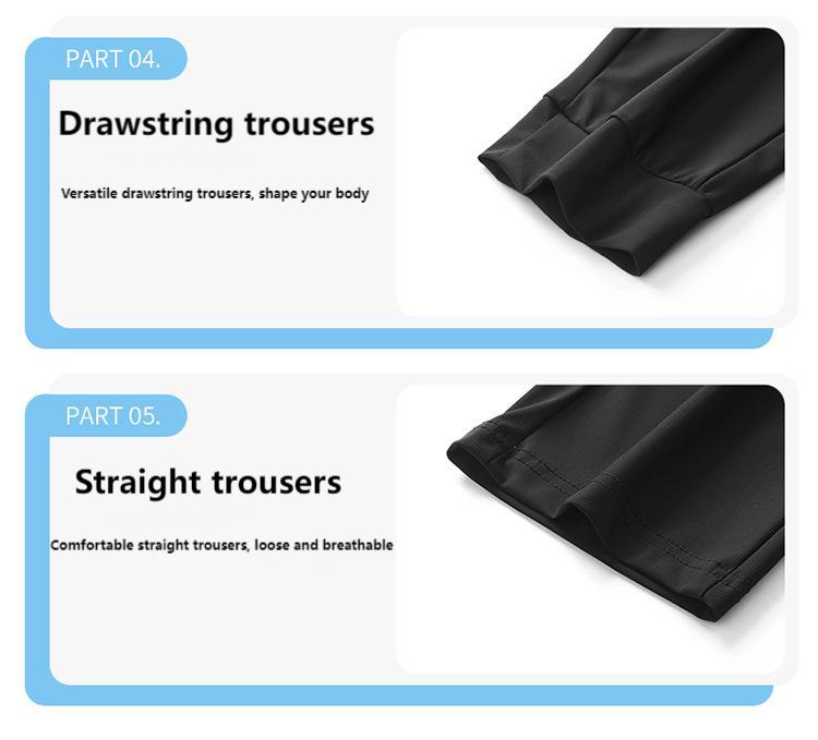 New high quality ice silk quick-drying pants