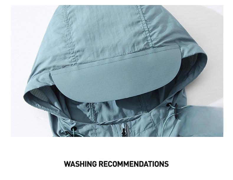 UPF100+ sun protection clothing for women summer thin anti-ultraviolet sunshade ice silk breathable sun protection shirt