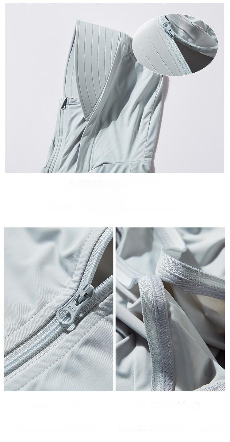New UV-proof breathable thin outdoor sun protection jacket for slimming