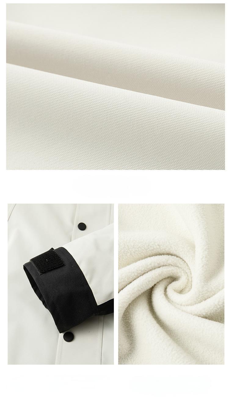 Three-in-one detachable two-piece jacket