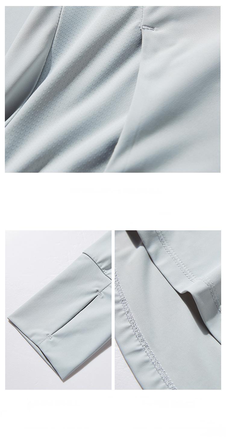New UV-proof breathable thin outdoor sun protection jacket for slimming