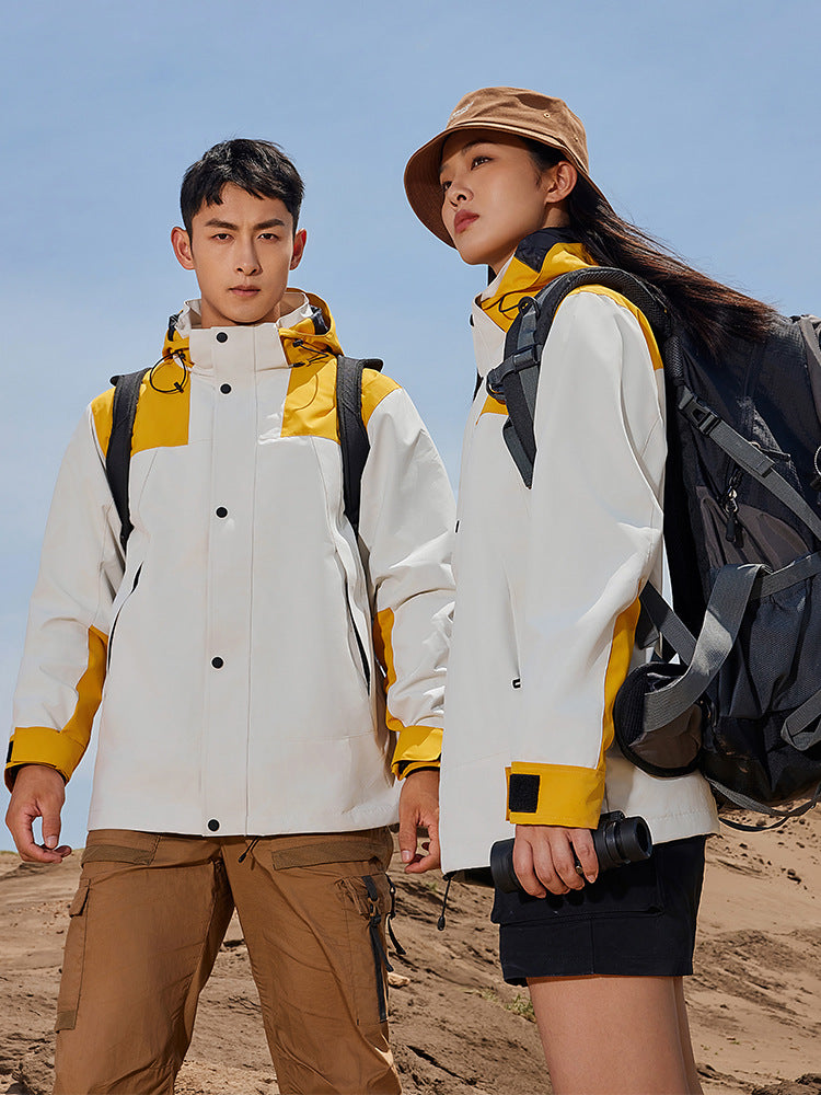 Three-in-one detachable two-piece jacket