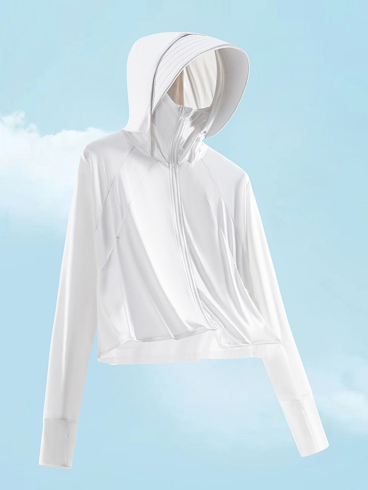 New UV-proof breathable thin outdoor sun protection jacket for slimming
