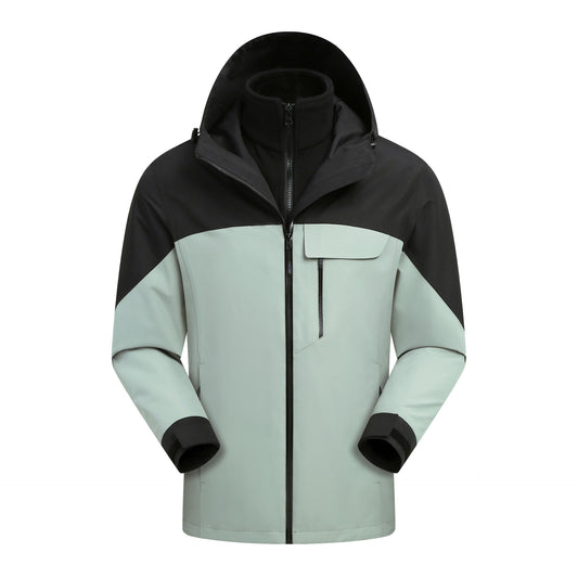 New outdoor autumn and winter men's and women's waterproof and windproof jacket