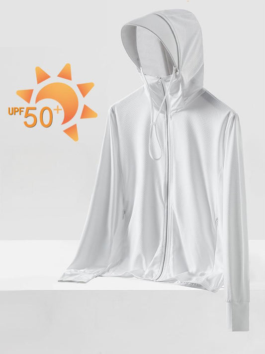 UPF50+ sun protection clothing ice sense anti-ultraviolet summer men's thin