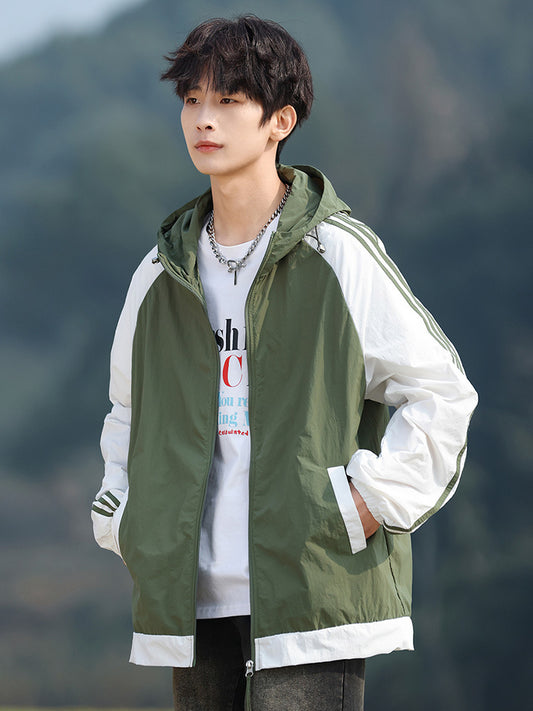 New UV-proof thin ice silk large size cycling jacket