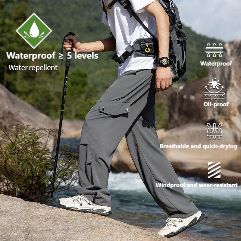 Waterproof quick-drying wear-resistant casual straight pants casual trousers