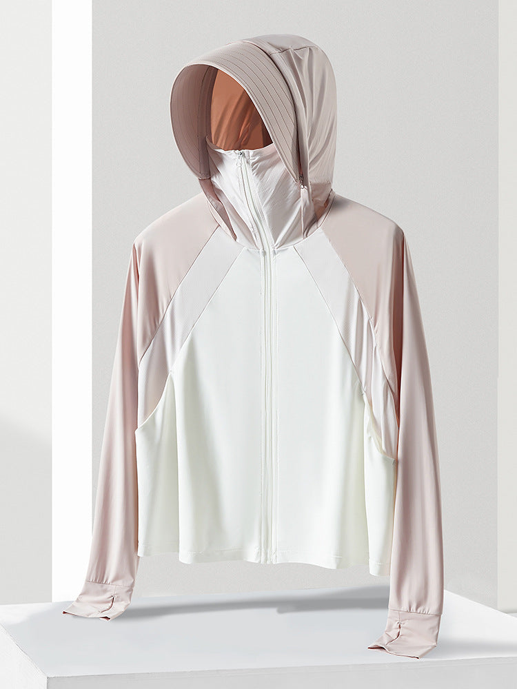 New UV-proof breathable thin outdoor sun protection jacket for slimming