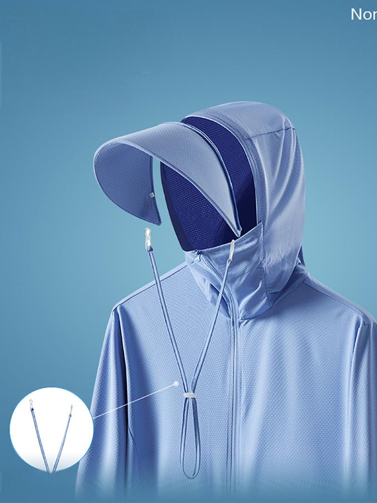 UPF50+ sun protection clothing, ice-feeling, UV-proof, summer thin female style