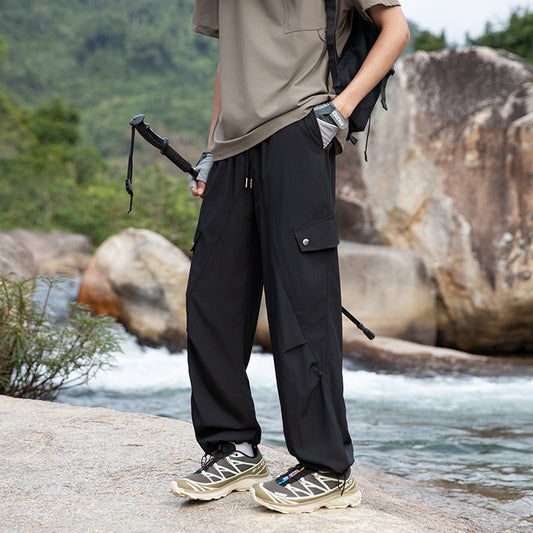 Waterproof quick-drying wear-resistant casual straight pants casual trousers