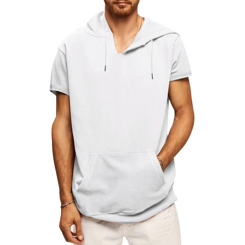 New Men's Pullover Sports Leisure Short Sleeve T-Shirt