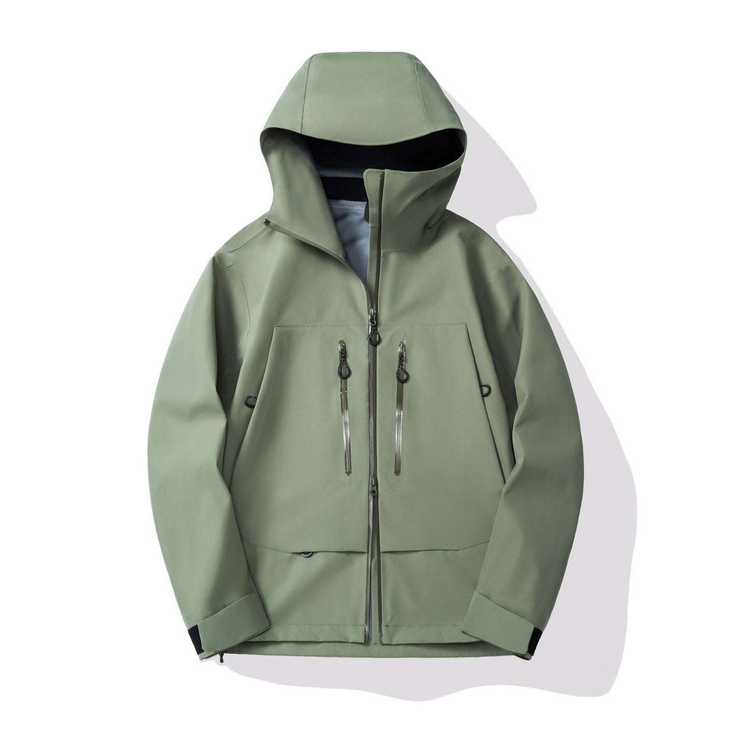 New autumn windproof and waterproof seamless laminated single-layer mountaineering suit