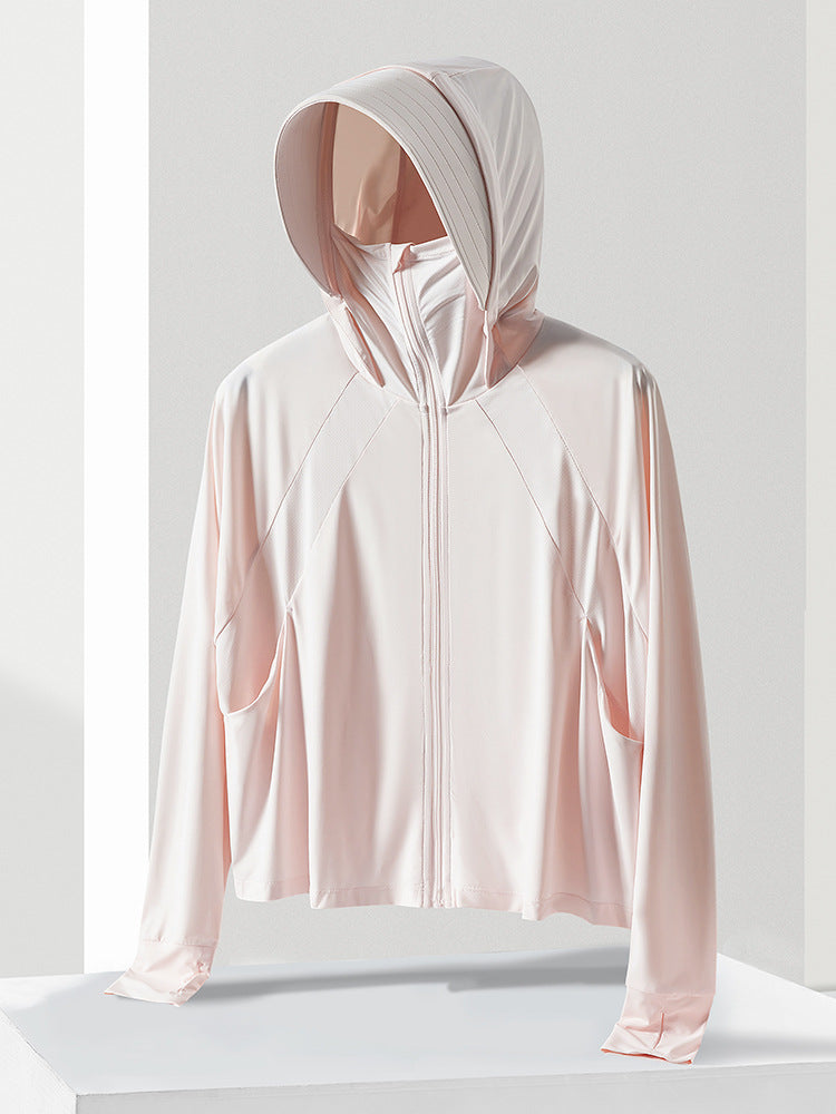 New UV-proof breathable thin outdoor sun protection jacket for slimming