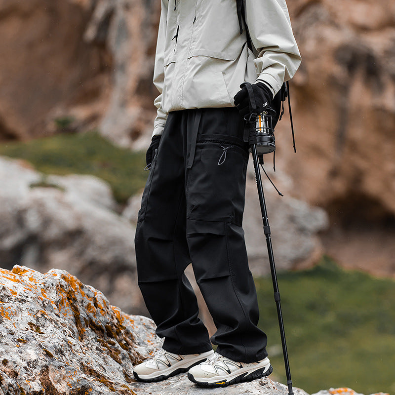 Waterproof straight-leg mountain pants outdoor paratrooper pants