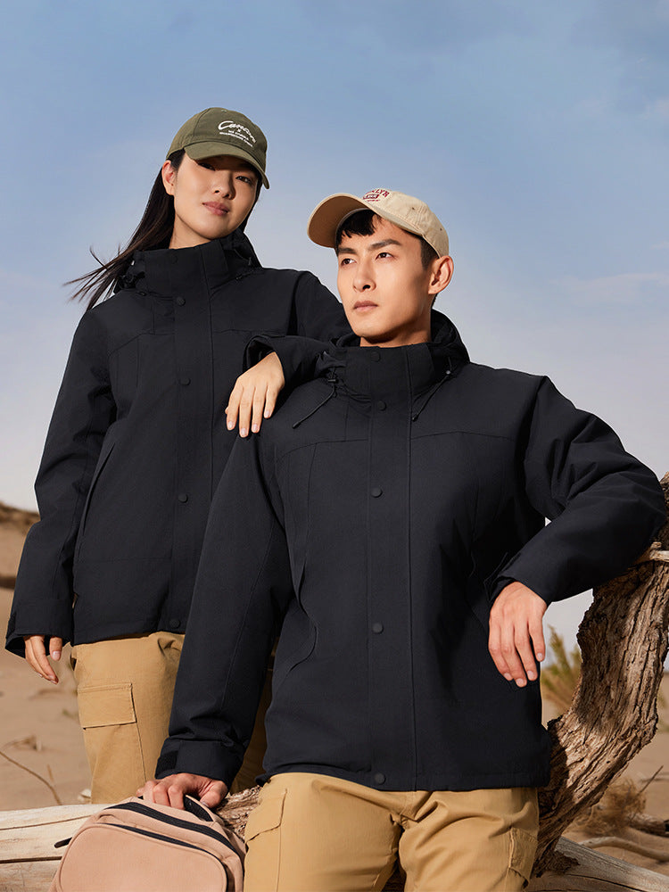 Three-in-one detachable two-piece jacket