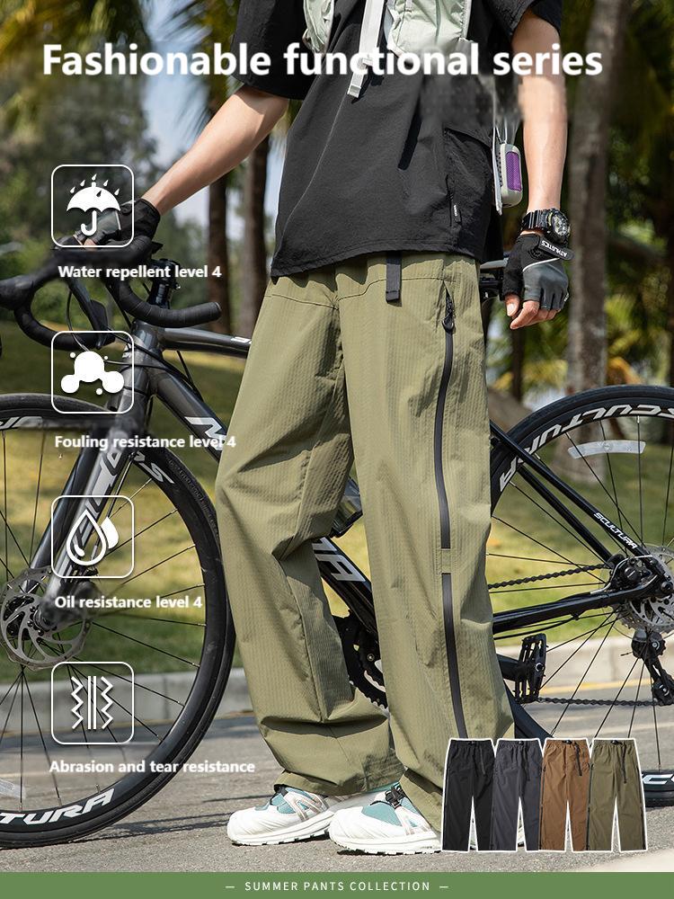 American style paratrooper pants casual workwear trousers