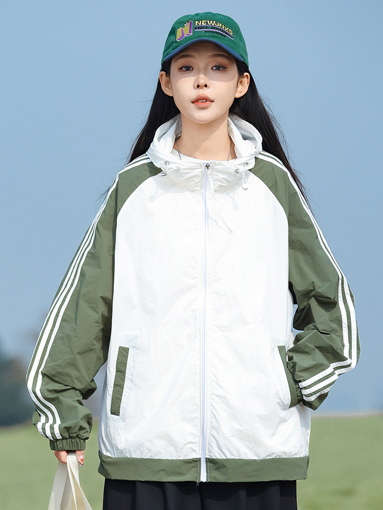 New UV-proof thin ice silk large size cycling jacket