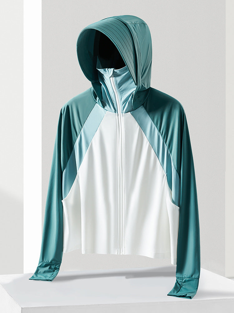 New UV-proof breathable thin outdoor sun protection jacket for slimming