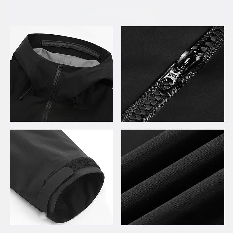 Spring and autumn hard shell jacket for men and women, windproof and waterproof, outdoor sports hiking