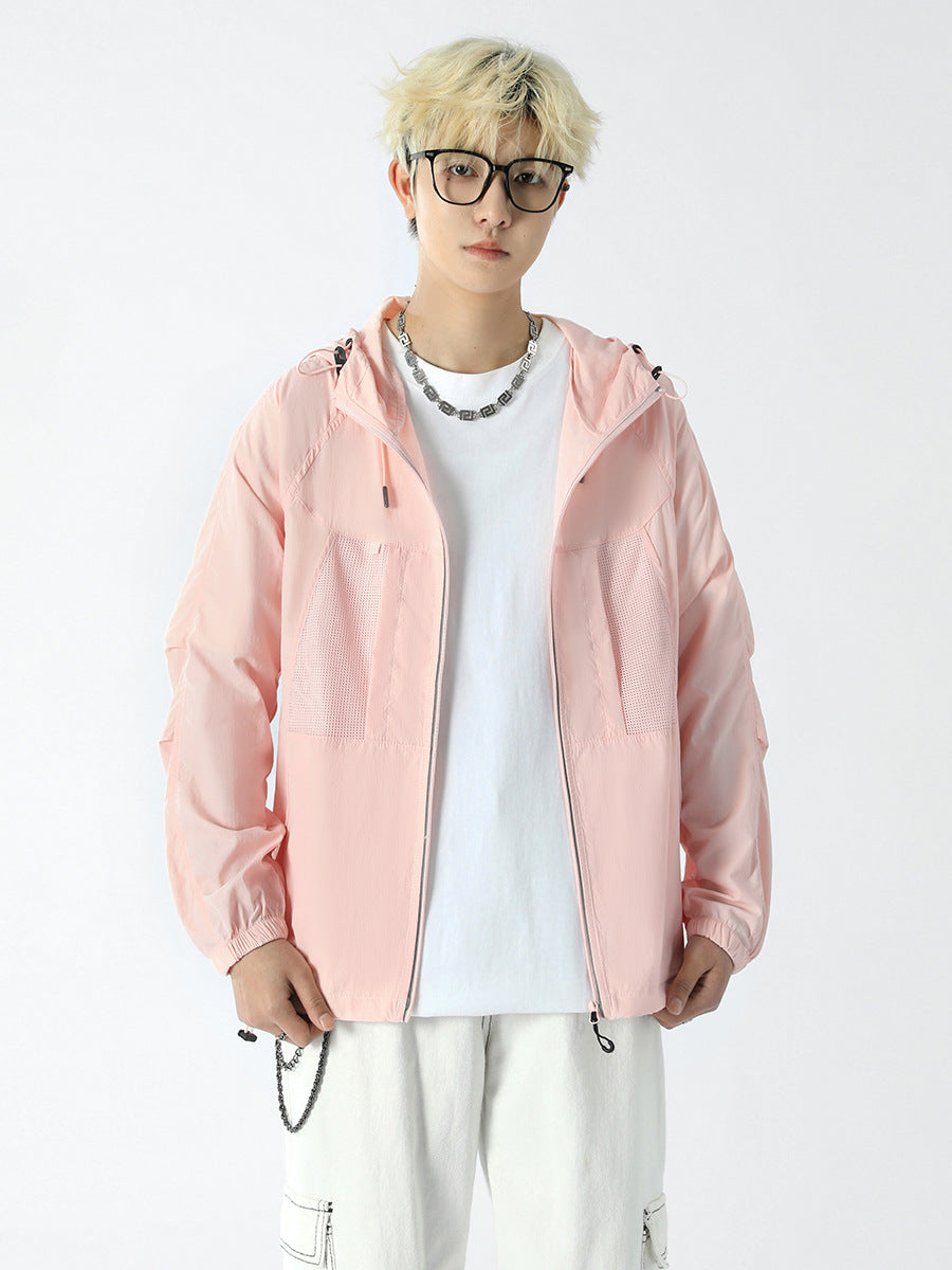 UPF100+ sun protection clothing for women summer thin anti-ultraviolet sunshade ice silk breathable sun protection shirt