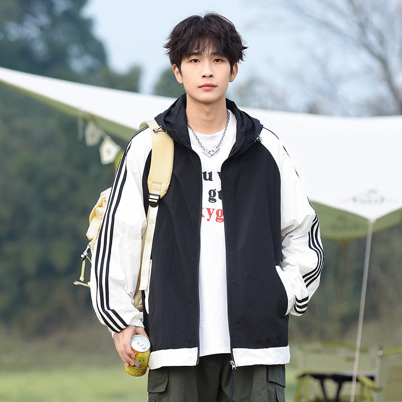 New UV-proof thin ice silk large size cycling jacket