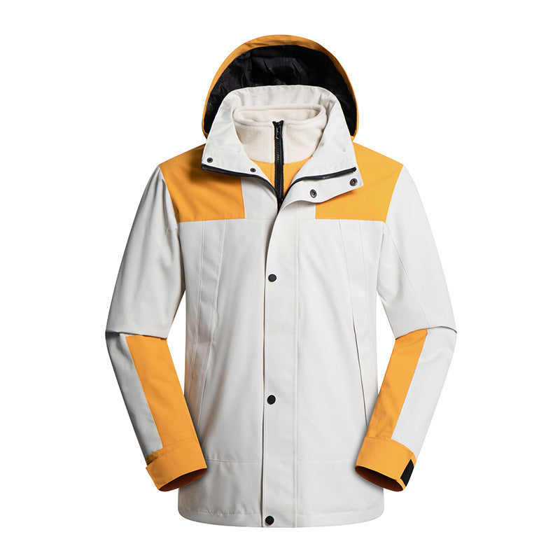 Three-in-one detachable two-piece jacket