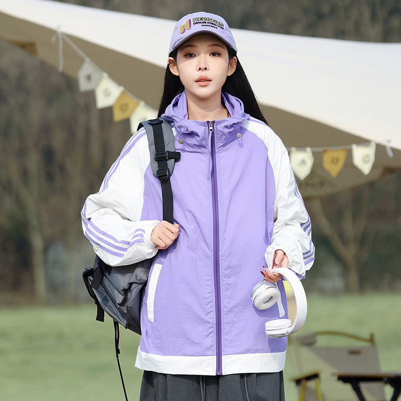 New UV-proof thin ice silk large size cycling jacket