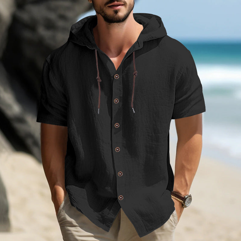 Casual short-sleeved men's loose T-shirt