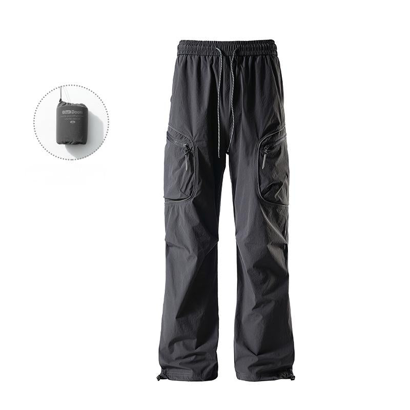 PUF50+ casual versatile storage overalls couple trousers