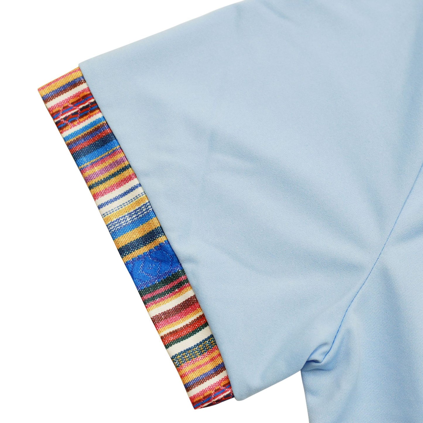 Loose casual breathable Bohemian contrast color POLO shirt short sleeves