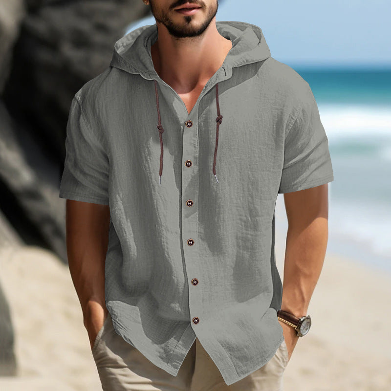 Casual short-sleeved men's loose T-shirt