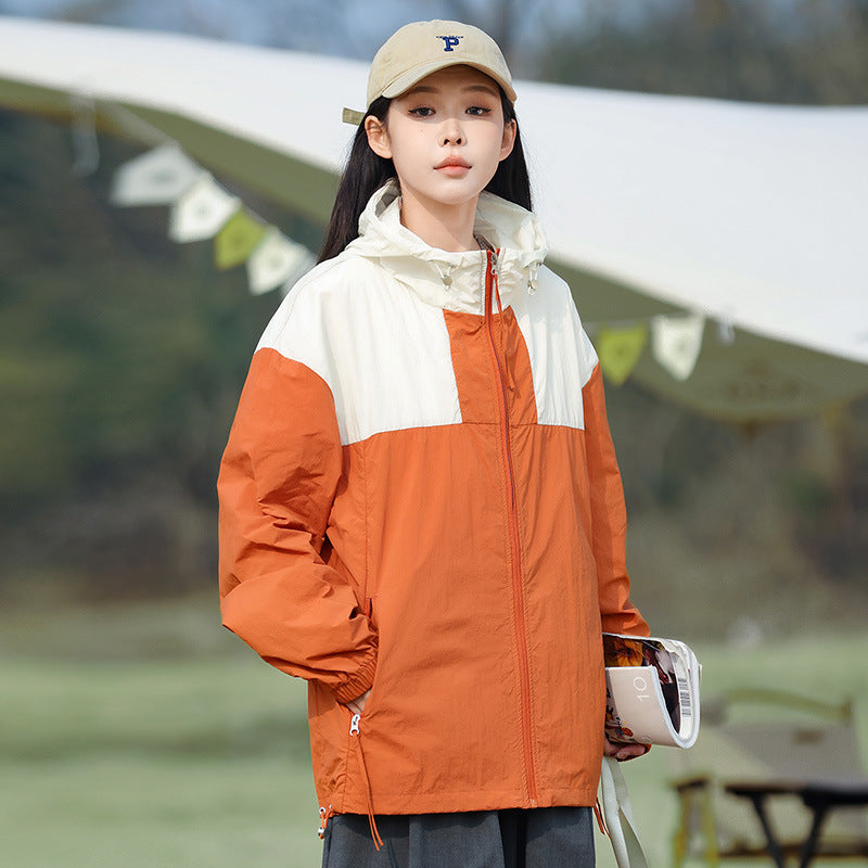 upf50+ outdoor ice silk sun protection clothing men and women summer thin breathable fishing sun protection clothing