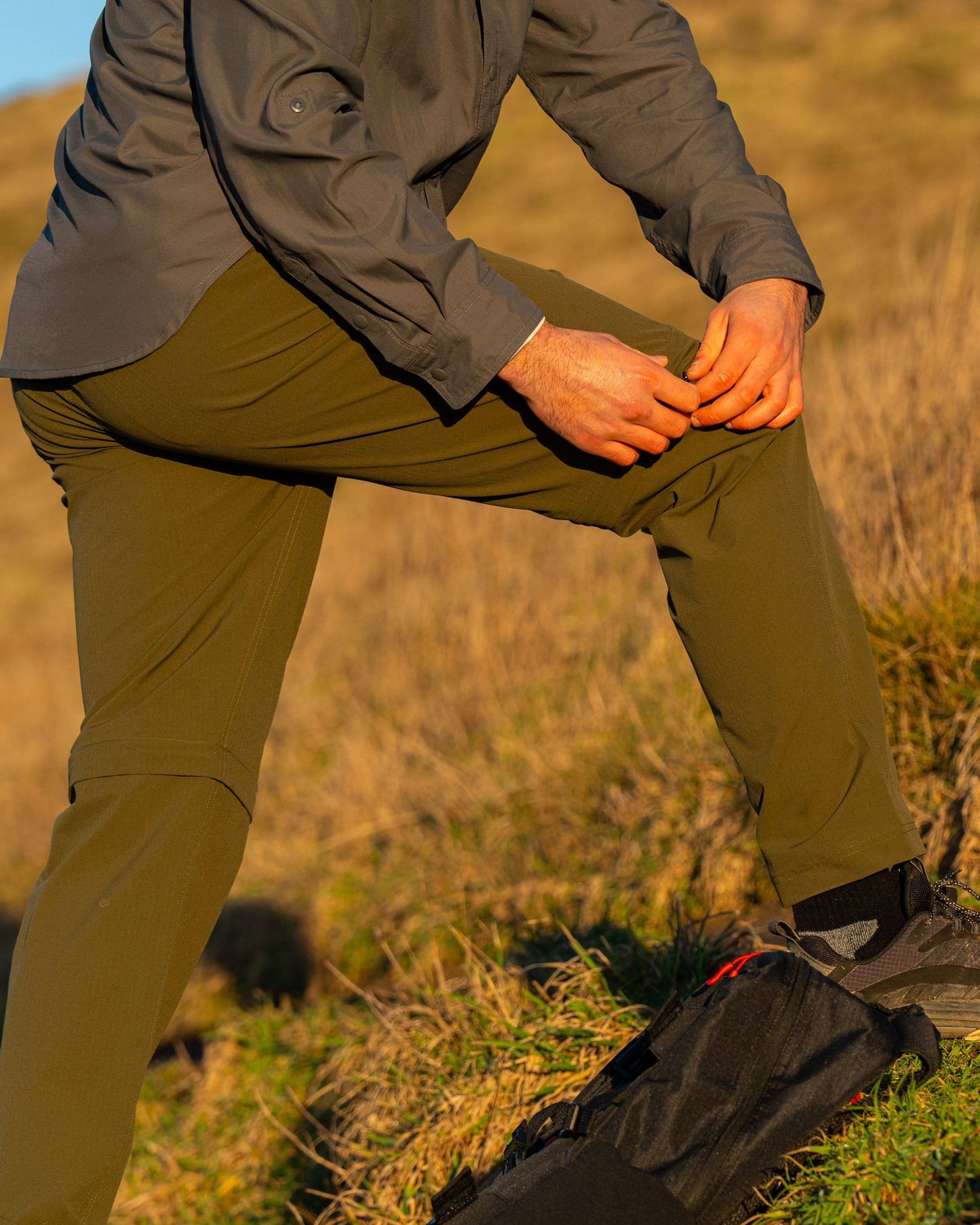 Ryder - Hybrid UPF 50+ 2 in 1 Trousers - Green