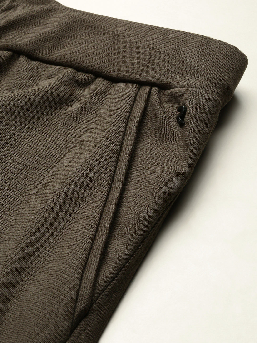 Men's Olive Mid-Rise Sports Shorts