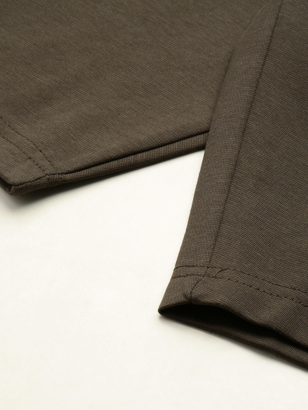 Men's Olive Mid-Rise Sports Shorts