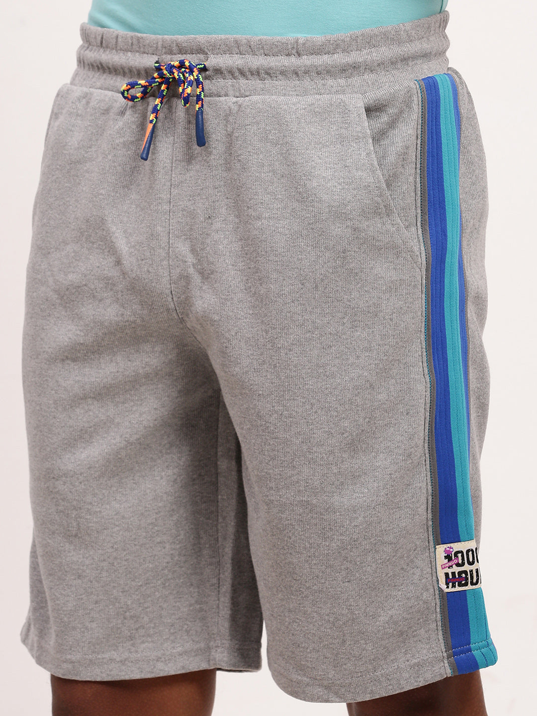 Men's Grey Cotton Shorts