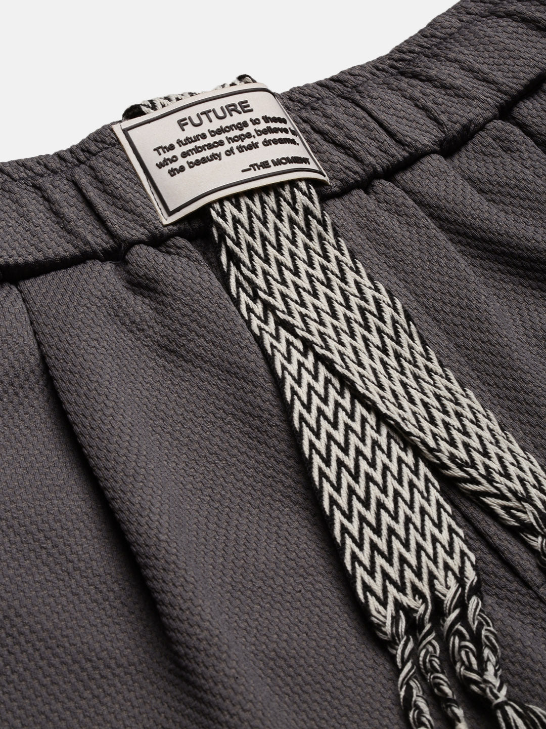 Men's Grey Solid Shorts