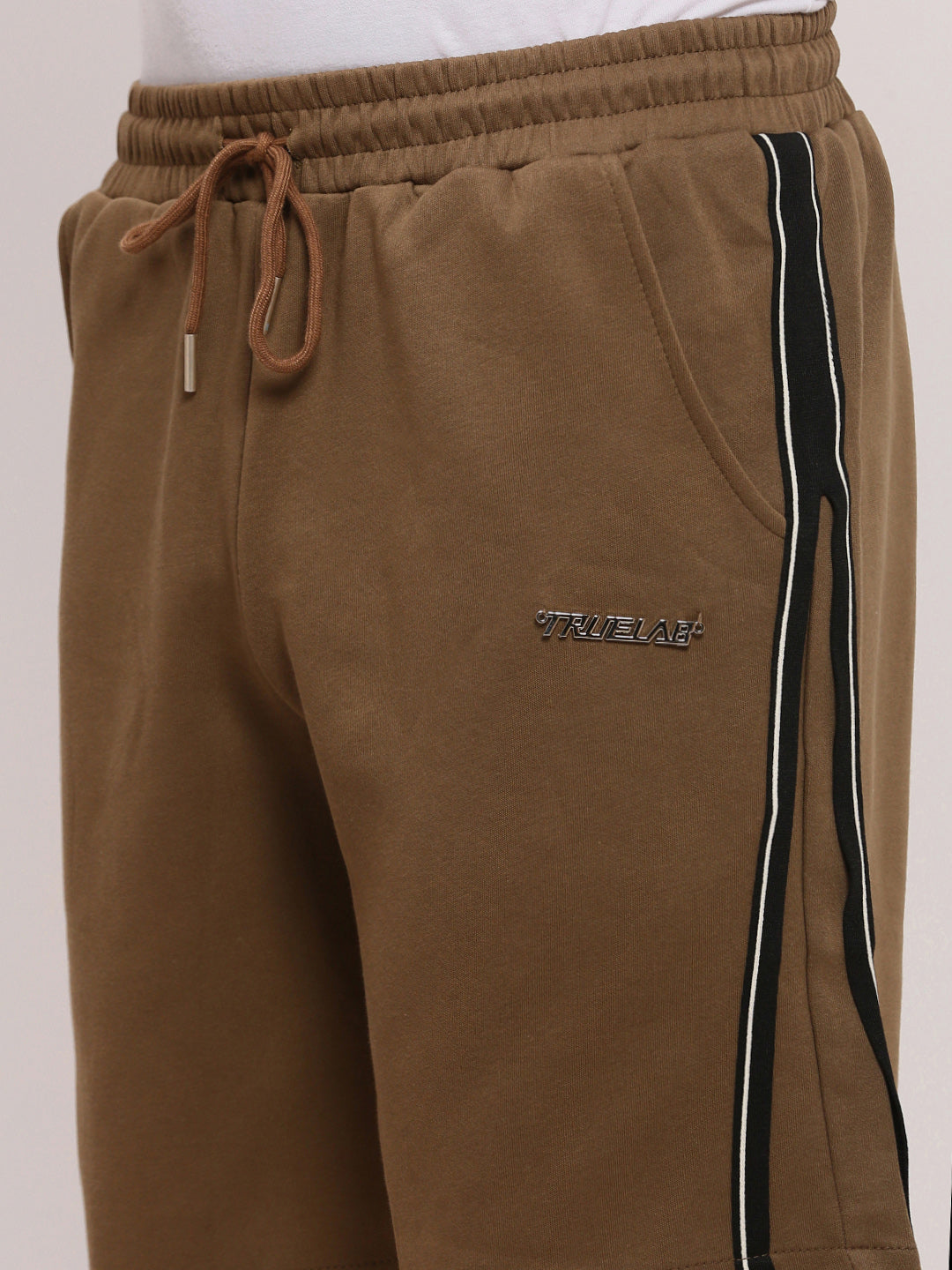 Men's Olive Solid Shorts