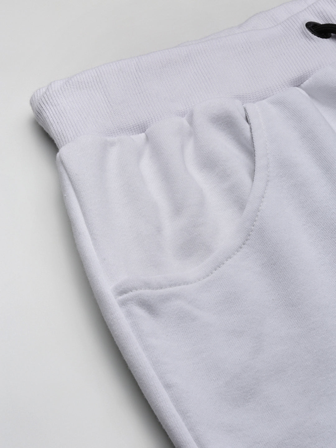 Men's White Cotton Shorts