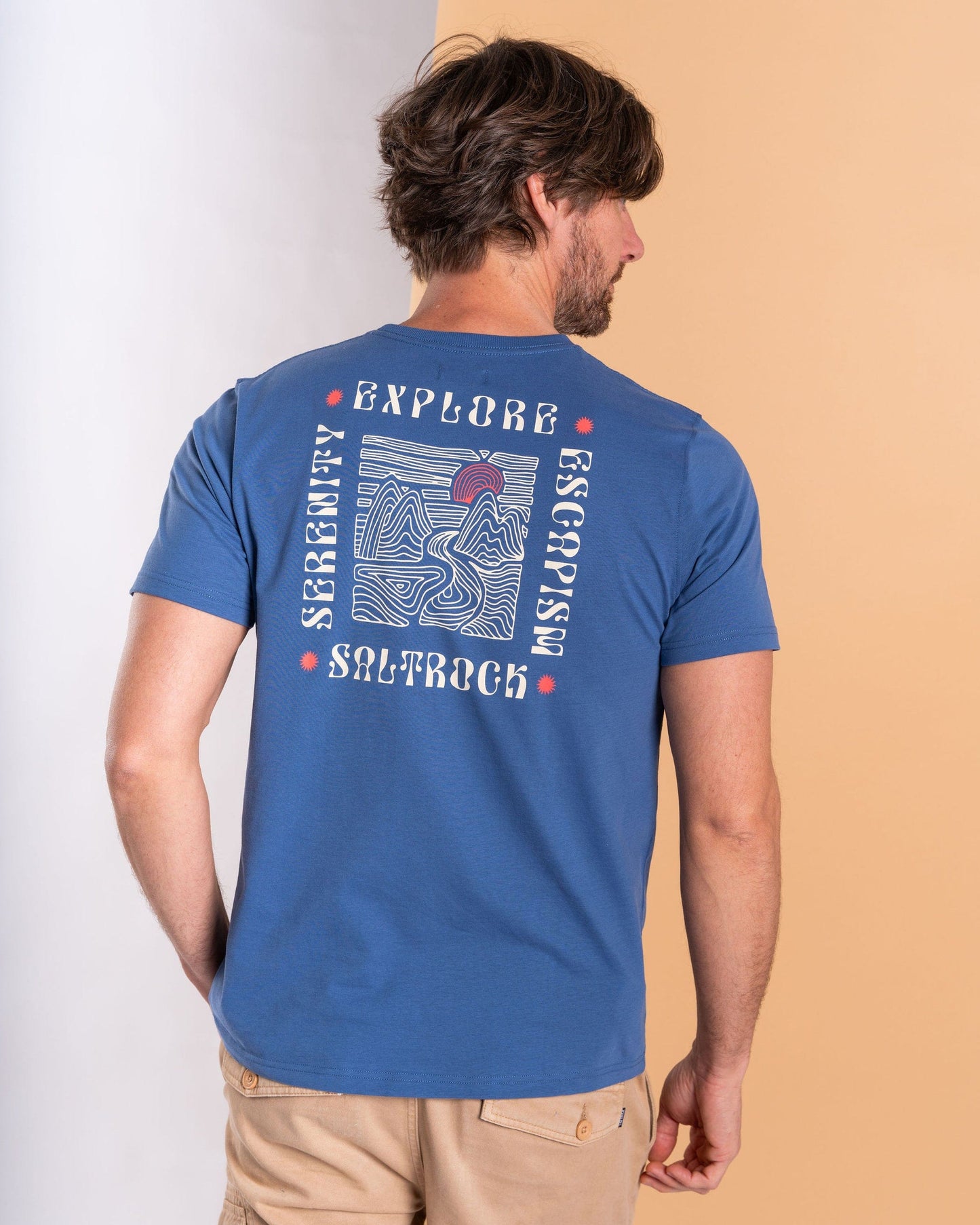 Rebalance - Mens T-Shirt - Blue