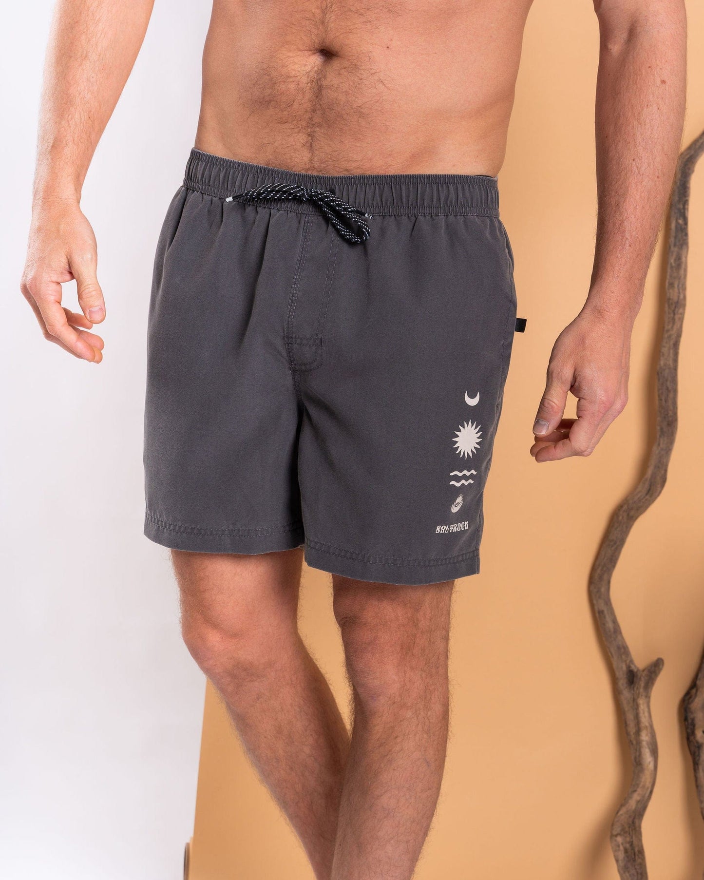 Rebalance - Mens Swim Shorts - Dark Grey