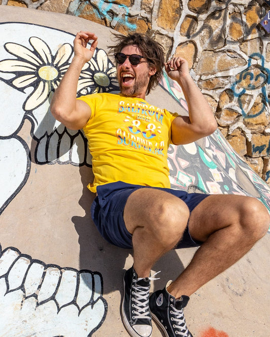 Mex Logo - Mens T-Shirt - Yellow