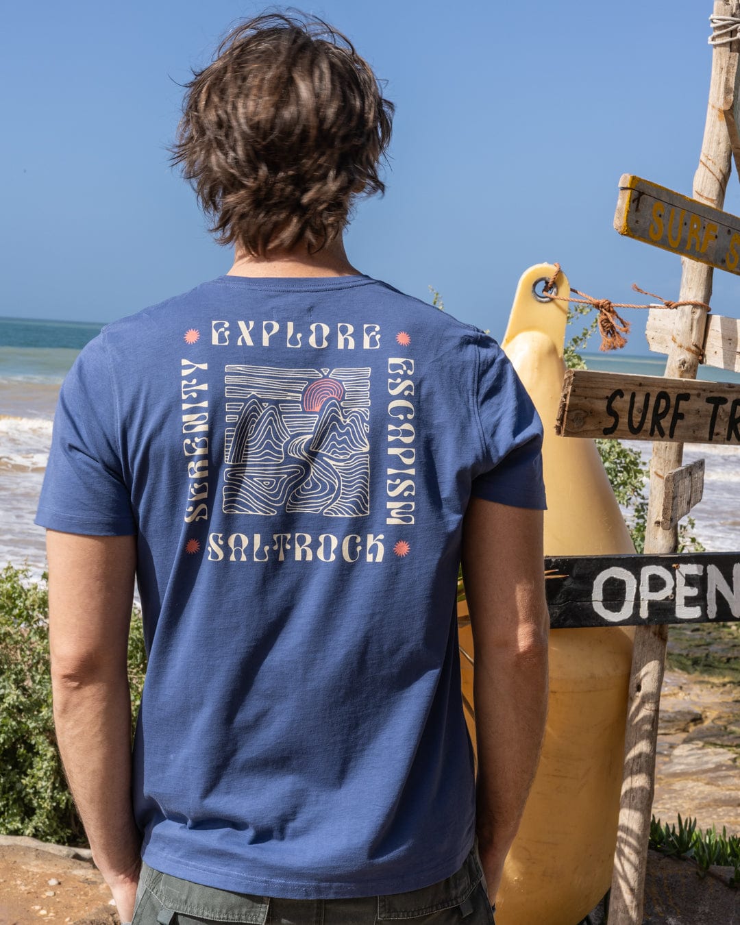 Rebalance - Mens T-Shirt - Blue