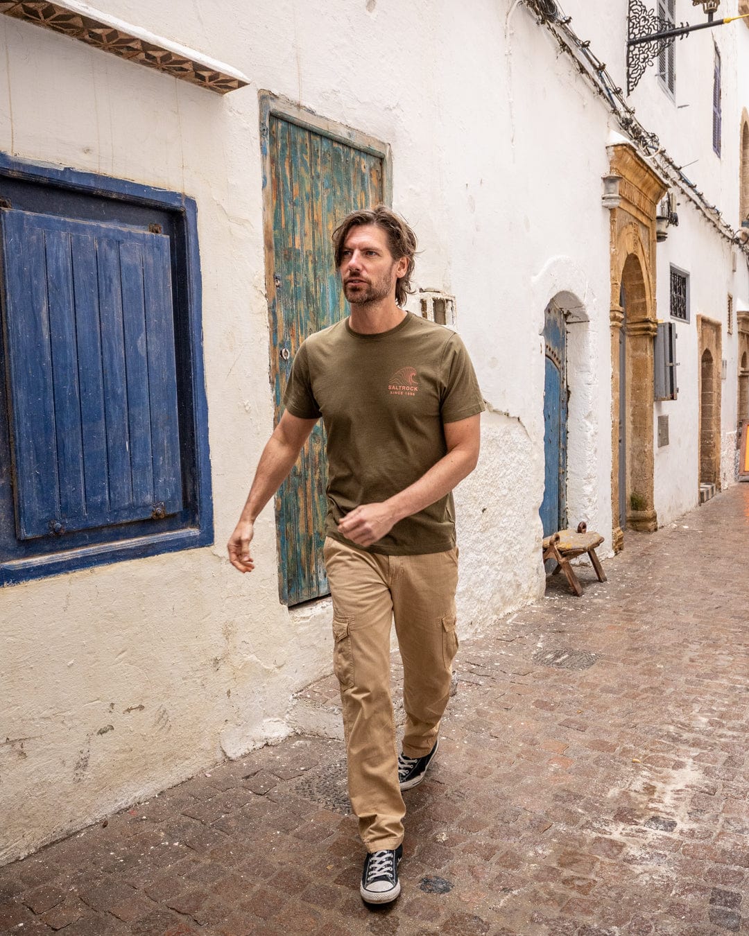 Lost Wave - Mens T-Shirt - Green