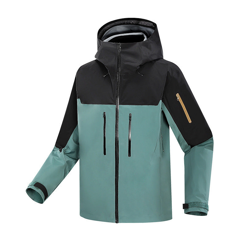 Waterproof and windproof laminated jackets for men and women