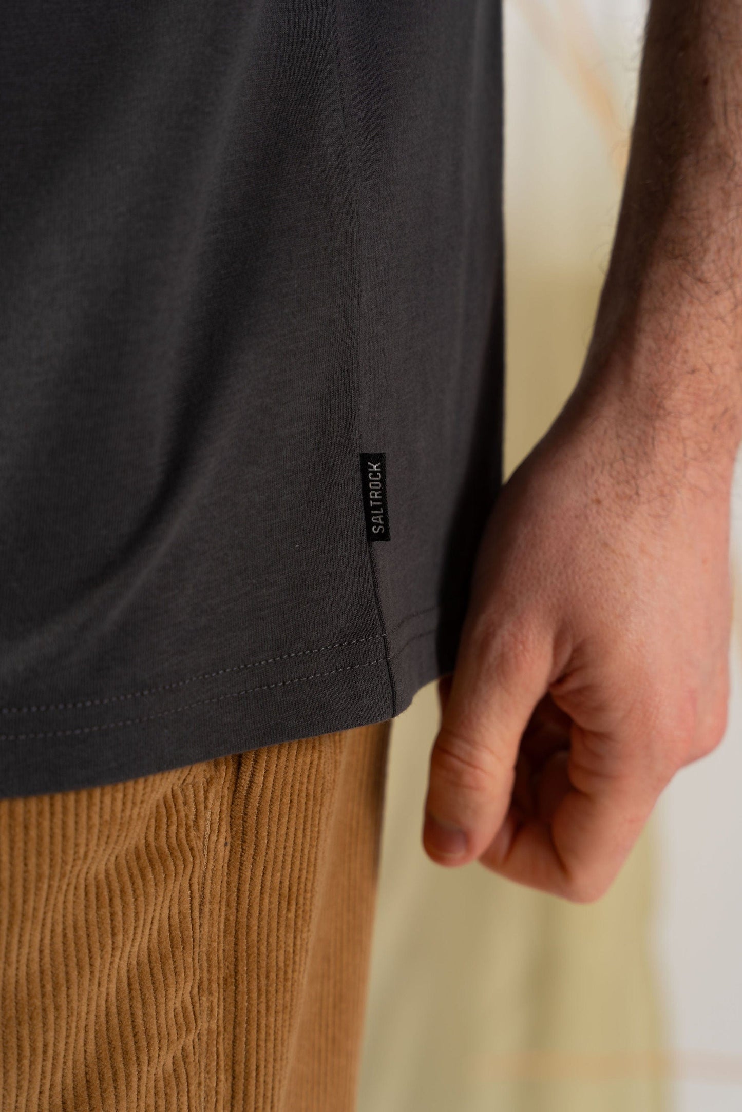 Yin Yang Sun - Mens Oversized Short Sleeve T-Shirt - Dark Grey