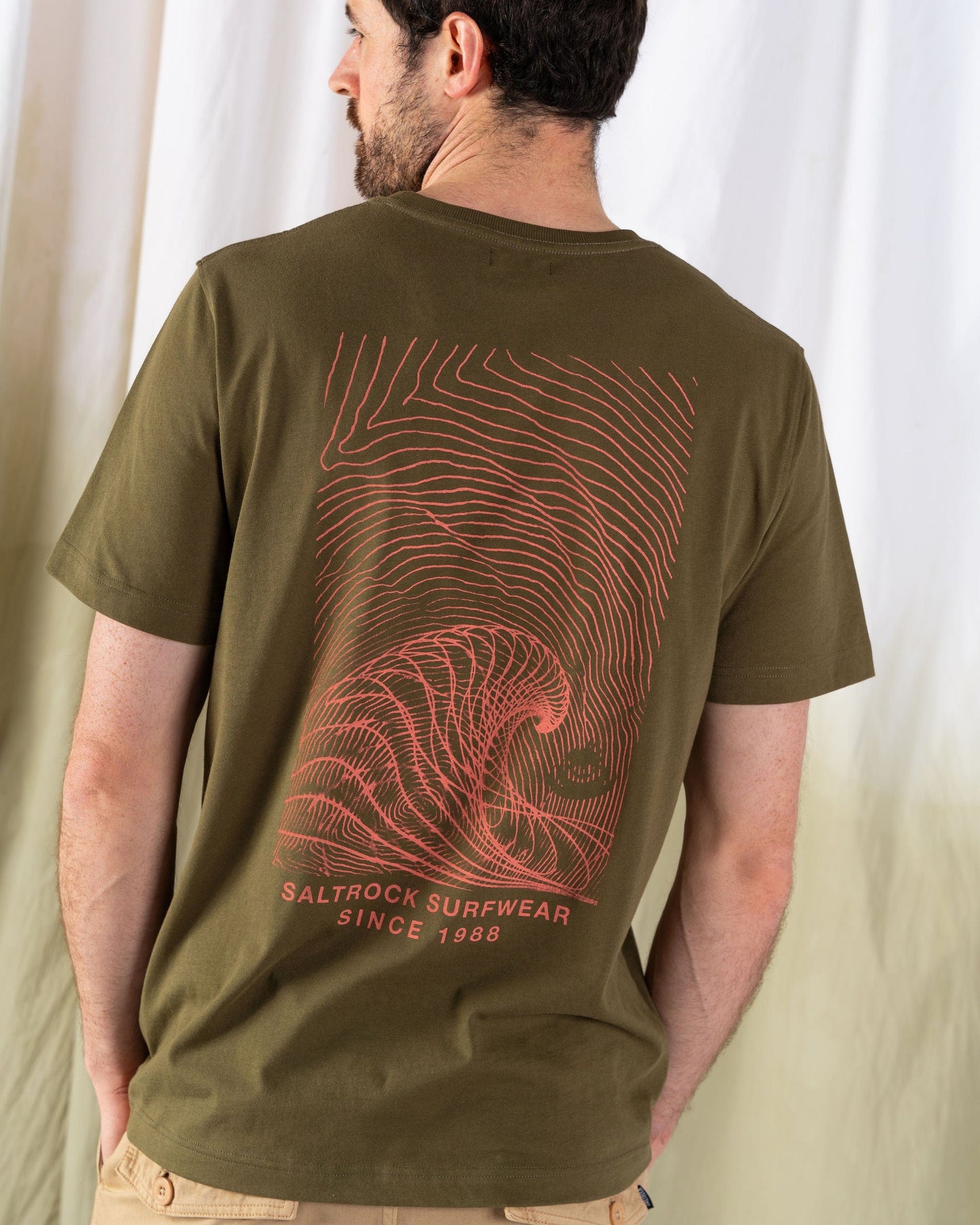 Lost Wave - Mens T-Shirt - Green