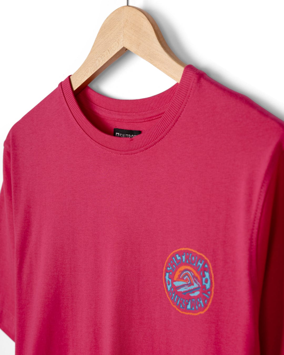Saltrock Wave - Mens T-Shirt - Pink