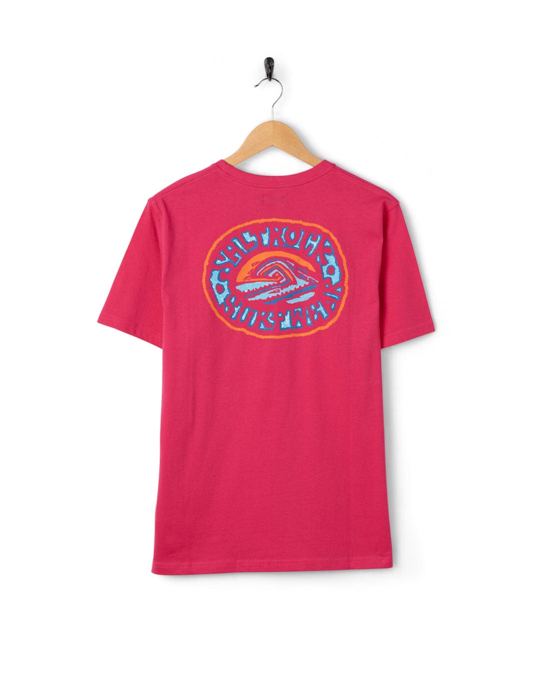 Saltrock Wave - Mens T-Shirt - Pink